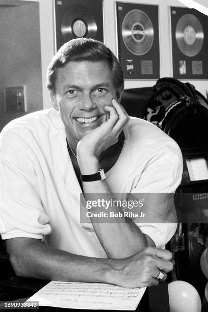 Composer and Singer Richard Carpenter at his home, September 4, 1987 in Downey, California.