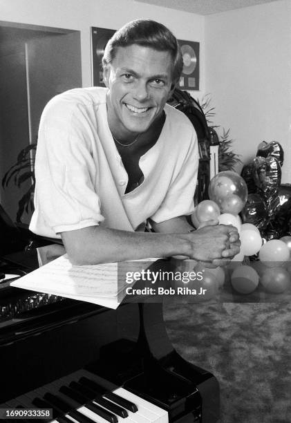 Composer and Singer Richard Carpenter at his home, September 4, 1987 in Downey, California.