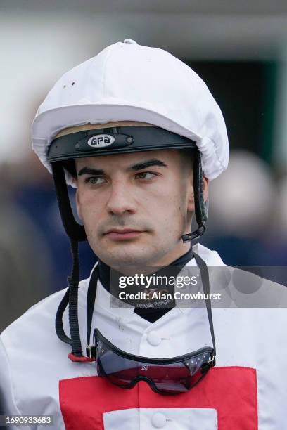 Stefano Cherchi poses at Yarmouth Racecourse on September 19, 2023 in Yarmouth, England.