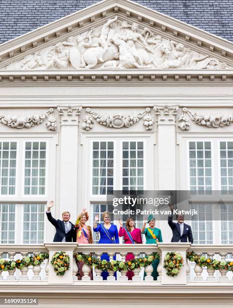 King Willem-Alexander of The Netherlands, Queen Máxima of The Netherlands, Princess Amalia of The Netherlands, Princess Alexia of The Netherlands,...