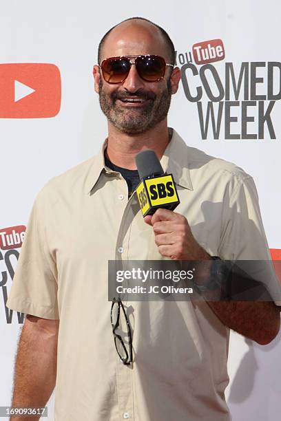Actor/comedian Brody Stevens attends YouTube Comedy Week "The Big Live Comedy Event" at Culver Studios on May 19, 2013 in Culver City, California.