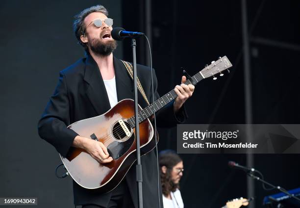 Father John Misty performs during the 2023 Outside Lands Music festival at Golden Gate Park on August 12, 2023 in San Francisco, California.