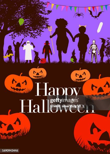 happy halloween - giant centipede stock illustrations