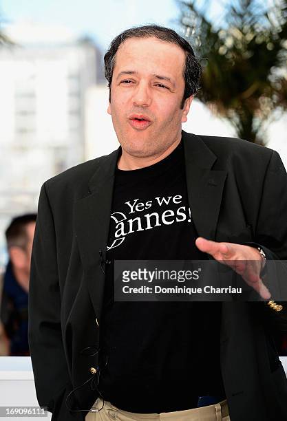 Ali Dilem attends the photocall for 'Cartooning For Peace' during the 66th Annual Cannes Film Festival at the Palais des Festivals on May 20, 2013 in...