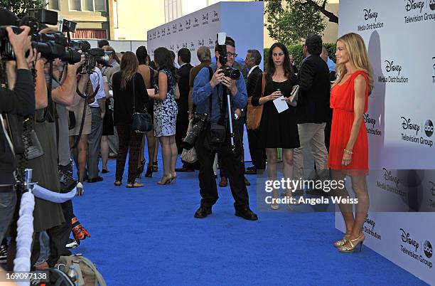 Actress Denise Richards arrives at the Disney Media Networks International Upfronts at Walt Disney Studios on May 19, 2013 in Burbank, California.