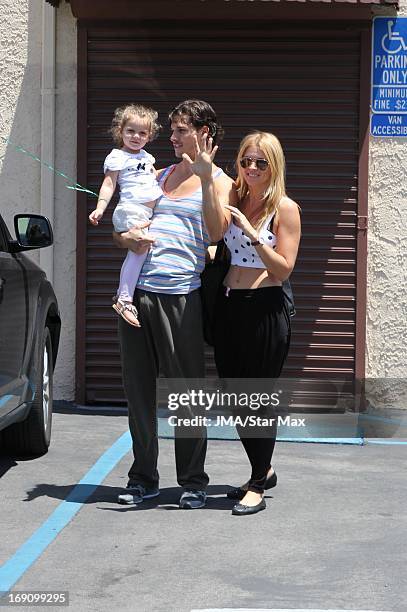 Gleb Savchenko and Elena Samodanova as seen on May 19, 2013 in Los Angeles, California.