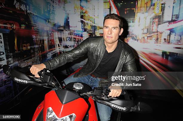 General view of wax figure of Tom Cruise is seen at Madame Tussauds on May 20, 2013 in Tokyo, Japan.