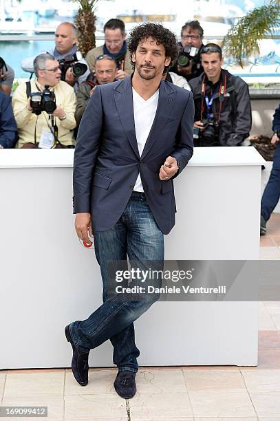 Actor Tomer Sisley attends the photocall for 'Jeunes Talents Adami' during the 66th Annual Cannes Film Festival at the Palais des Festivals on May...