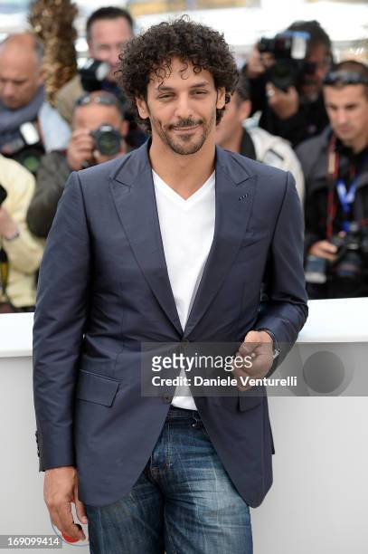 Actor Tomer Sisley attends the photocall for 'Jeunes Talents Adami' during the 66th Annual Cannes Film Festival at the Palais des Festivals on May...