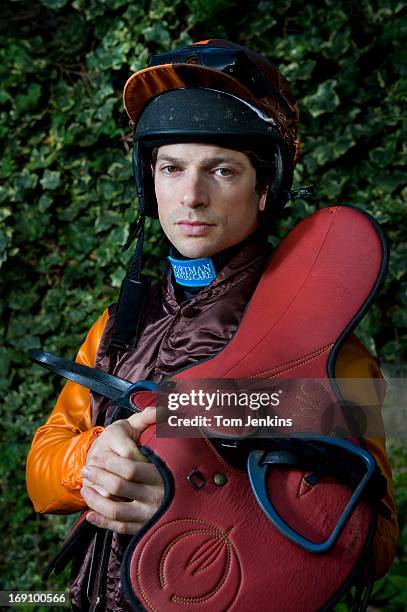 Sam Waley-Cohen, the amateur jockey, poses for a portrait at the family home in Chelsea on March 8, 2012 in London.