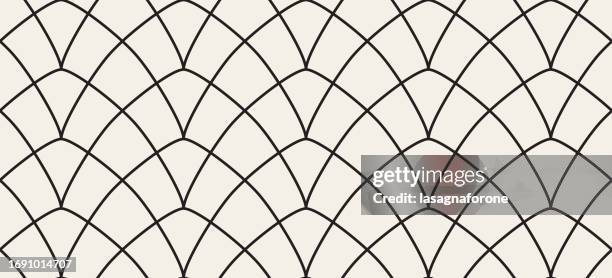 seamless geometric vector pattern - brick pattern vector stock illustrations