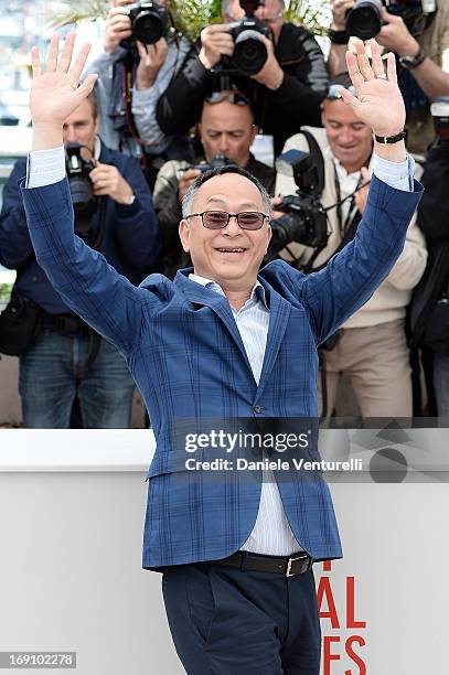 Johnnie To attends the photocall for 'Blind Detective' during the 66th Annual Cannes Film Festival at Palais des Festivals on May 20, 2013 in Cannes,...