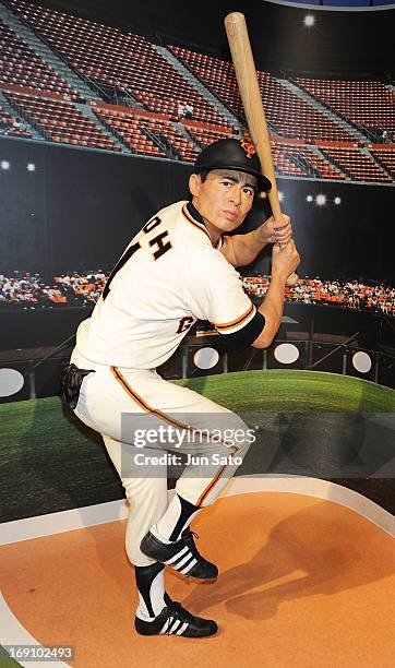 General view of wax figuire of Sadaharu Oh is seen at Madame Tussauds on May 20, 2013 in Tokyo, Japan.