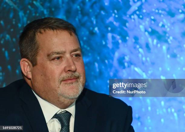 September 19, 2023 : Alex Pourbaix, Executive Chair of the Board of Directors - Cenovus, on the third day of the 24th World Petroleum Congress at the...