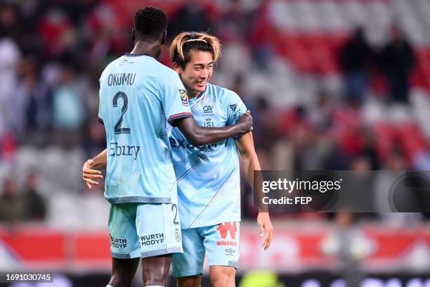 Keito NAKAMURA during the Ligue 1 Uber Eats match between Lille Olympique Sporting Club and Stade de Reims at Stade Pierre Mauroy on September 26,...