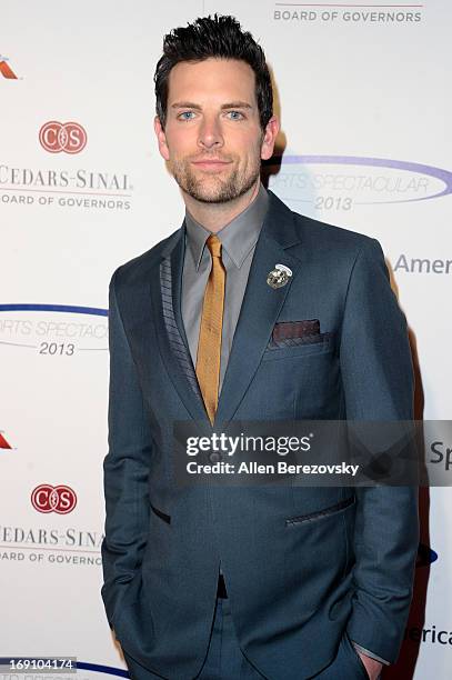 Singer Chris Mann arrives at the Sports Spectacular 28th Anniversary Gala at the Hyatt Regency Century Plaza on May 19, 2013 in Century City,...