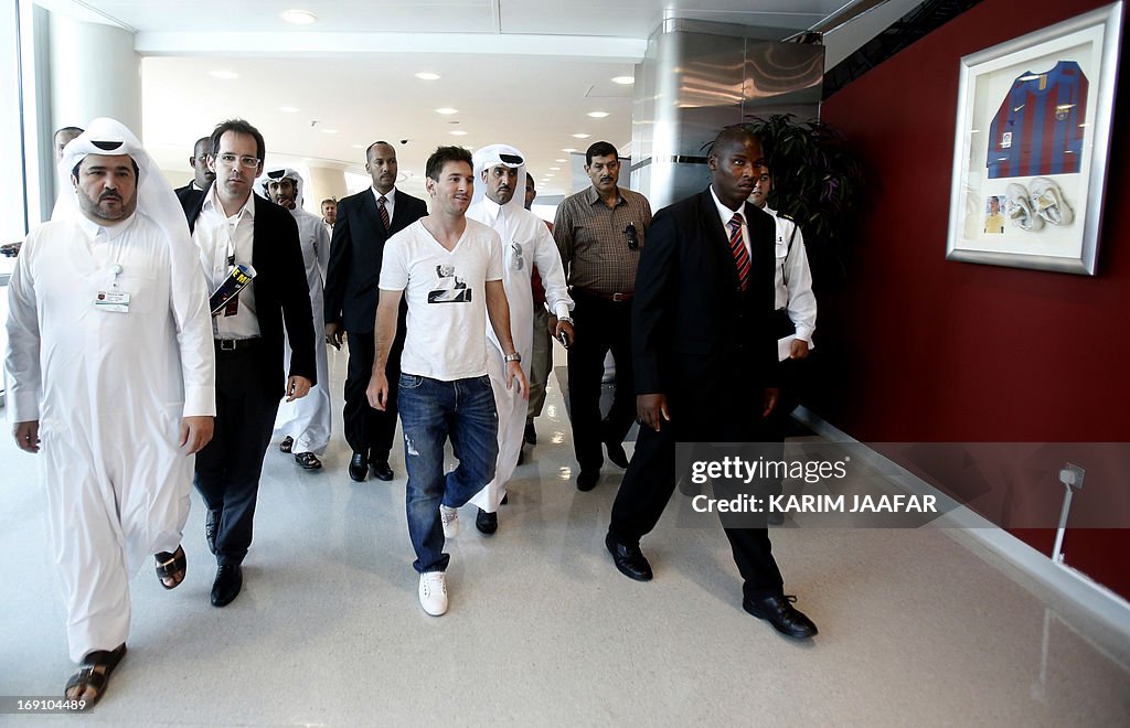 FBL-QATAR-MESSI-CONFERENCE