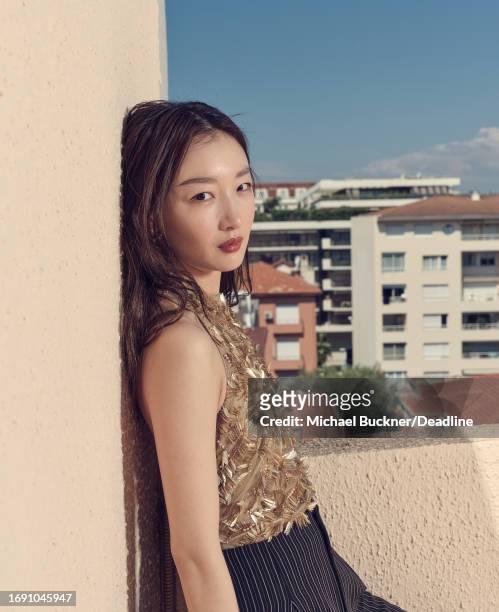 Zhou Dongyu of ‘The Breaking Ice’ poses for a portrait at the 76th Cannes Film Festival on May 22, 2023 in Cannes, France.