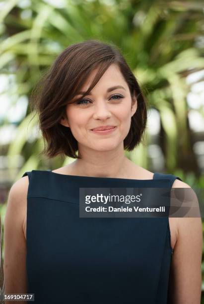 Actress Marion Cotillard attends the photocall for 'Blood Ties' during the 66th Annual Cannes Film Festival at the Palais des Festivals on May 20,...