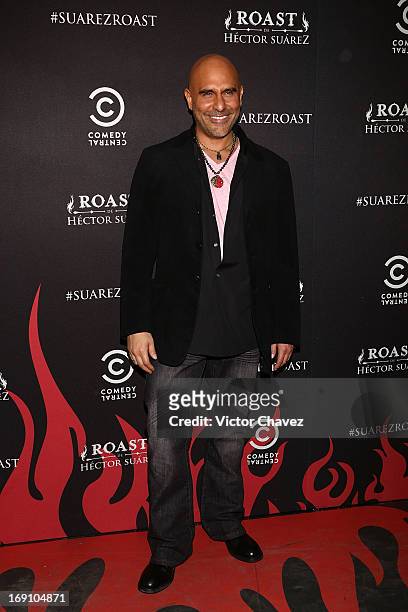 Actor Héctor Suárez Gomís attends the Comedy Central "Roast De Hector Suarez" red carpet on May 9, 2013 in Mexico City, Mexico.