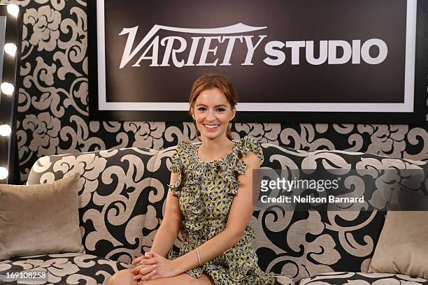 Actress Ahna O'Reilly attends the Variety Studio at Chivas House on May 20, 2013 in Cannes, France.