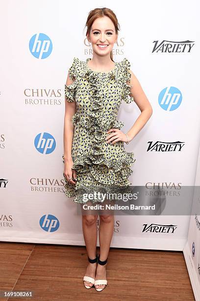 Actress Ahna O'Reilly attends the Variety Studio at Chivas House on May 20, 2013 in Cannes, France.