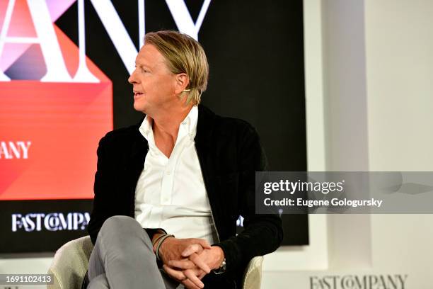Hans Vestberg, Chairman and CEO, Verizon speaks at the Fast Company Innovation Festival at Convene on September 19, 2023 in New York City.