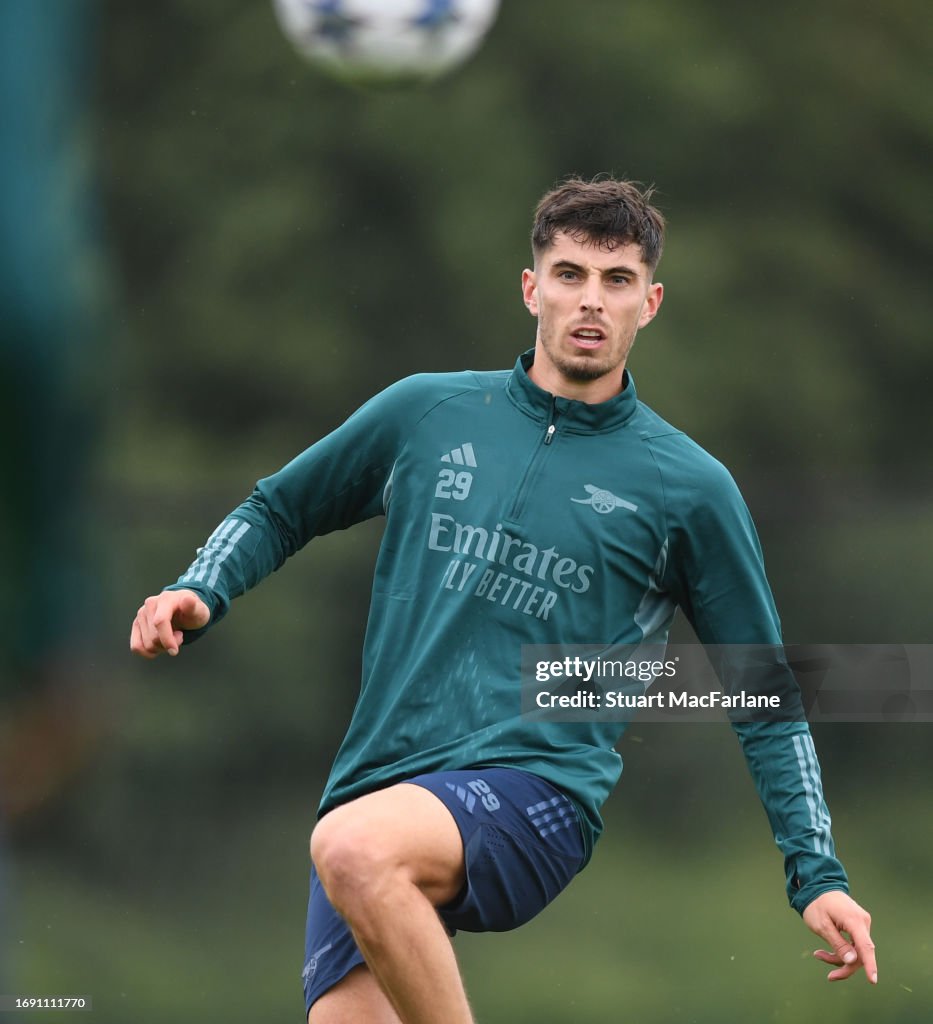 Arsenal FC Training Session - UEFA Champions League 2023/24