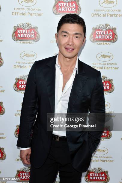 Rick Yune Visits Stella Artois Suite duing The 66th Annual Cannes Film Festival at Radisson Blu on May 20, 2013 in Cannes, France.