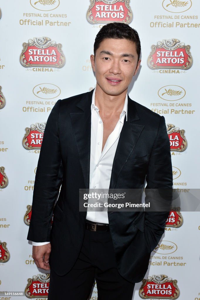 Rick Yune Visits Stella Artois Suite - The 66th Annual Cannes Film Festival