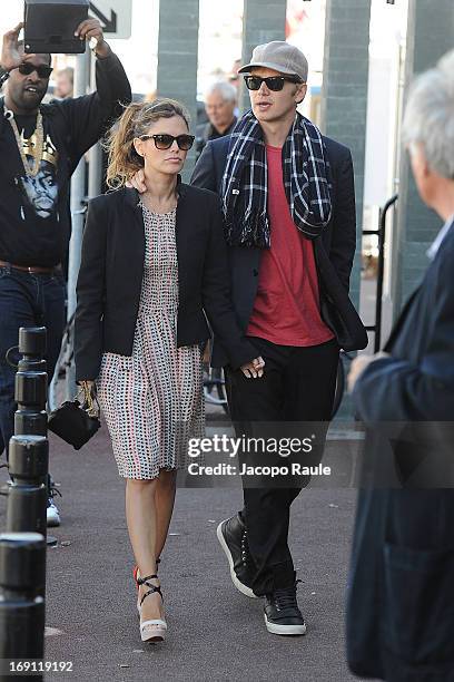 Rachel Bilson and Hayden Christensen are seen during The 66th Annual Cannes Film Festival on May 20, 2013 in Cannes, France.