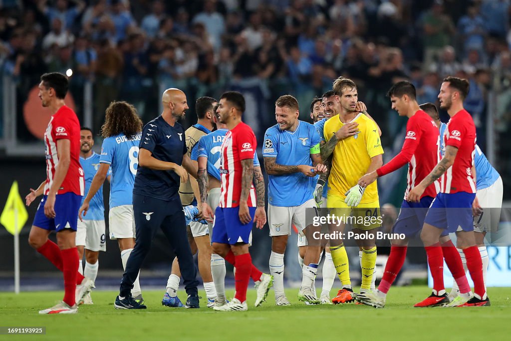 SS Lazio v Atletico Madrid: Group E - UEFA Champions League 2023/24