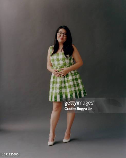 Author Jenny Han poses for a portrait on June 6, 2023 in New York City.