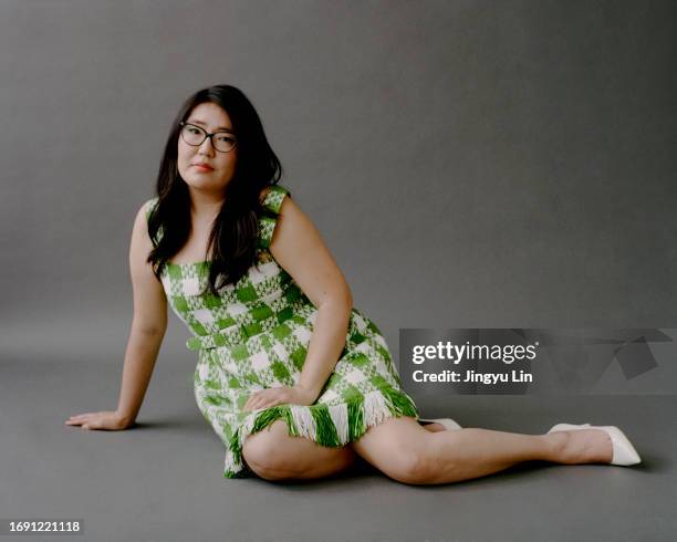 Author Jenny Han poses for a portrait on June 6, 2023 in New York City.