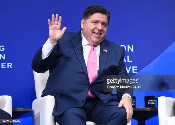 Illinois Gov. J. B. Pritzker participates in the session "Women’s Rights are Human Rights: How to Provide Abortion Care in a Post-Dobbs World"...