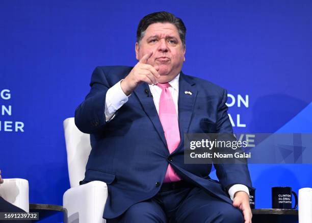 Illinois Gov. J. B. Pritzker participates in the session "Women’s Rights are Human Rights: How to Provide Abortion Care in a Post-Dobbs World"...
