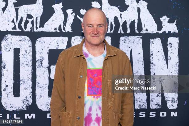 Jan Kounen attends the "Dogman" premiere at Cinema UGC Normandie on September 19, 2023 in Paris, France.