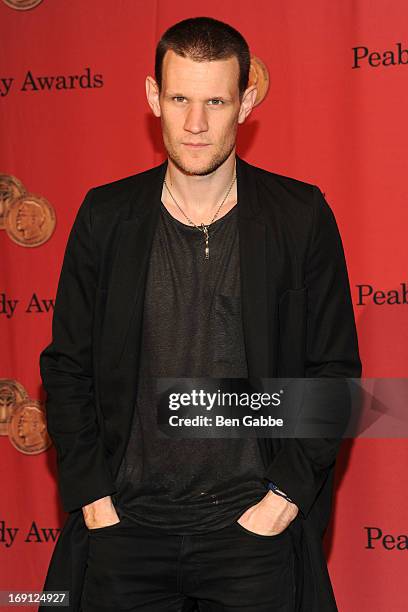 Actor Matt Smith attends 72nd Annual George Foster Peabody Awards at The Waldorf=Astoria on May 20, 2013 in New York City.