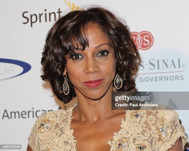 Actress Holly Robinson Peete attends the 28th Annual Sports Spectacular Anniversary Gala at the Hyatt Regency Century Plaza on May 19, 2013 in...