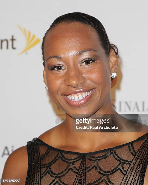 Olympic Athlete Jazmine Fenlator attends the 28th Annual Sports Spectacular Anniversary Gala at the Hyatt Regency Century Plaza on May 19, 2013 in...