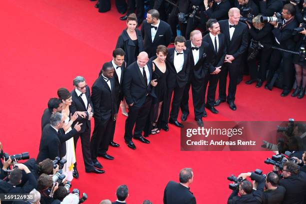 Producer John Lesher and Alain Attal, actors Marion Cotillard, Mark Mahoney, Jamie Hector, Clive Owen, Domenick Lombardozzi, Lili Taylor, Guillaume...