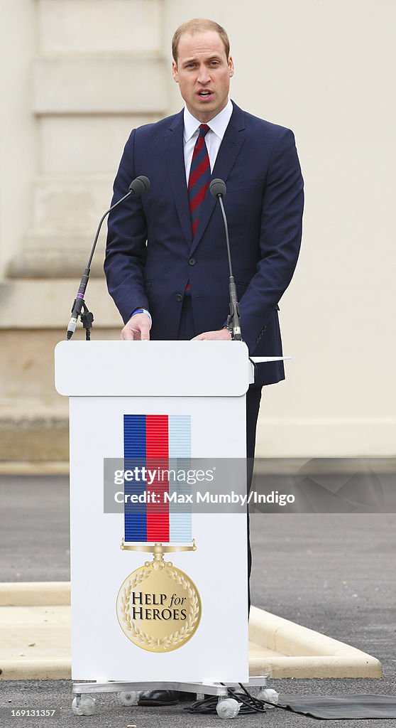 The Duke Of Cambridge And Prince Harry Visit Tedworth House