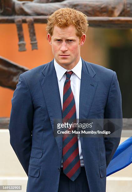 Prince Harry attends the opening of the new Help for Heroes Recovery Centre at Tedworth House on May 20, 2013 in Tidworth, England. During their...