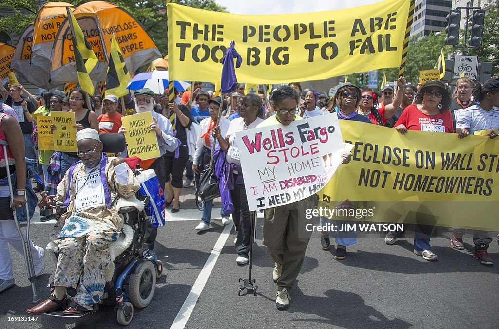 US-ECONOMY-FORECLOSURES-PROTEST