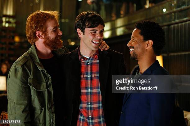 Mixology" stars Blake Lee as Tom, Andrew Santino as Bruce, Kate Simses as Liv, Adam Campbell as Ron, Craig Frank as Cal, Vanessa Lengies as Kacey,...