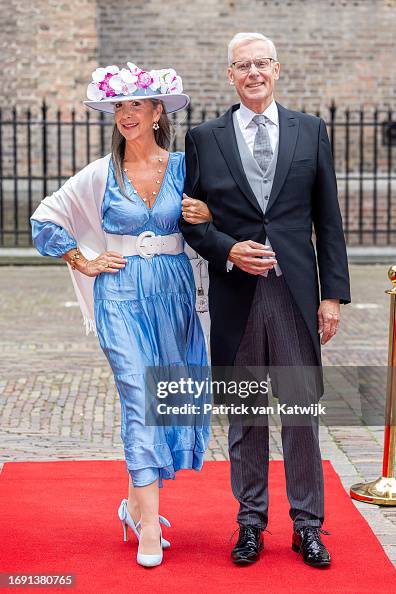 Ryf Van Rij Dutch State Secretary Marnix van Rij of Finance with his wife at ...