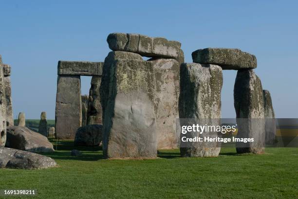 The most famous prehistoric monument in England, Stonehenge was built between 3000 and 2000 BC and is now a UNESCO World Heritage Site, Salisbury...