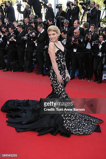 Hofit Golan attends the Premiere of 'Blood Ties' during the 66th Annual Cannes Film Festival at the Palais des Festivals on May 20, 2013 in Cannes,...