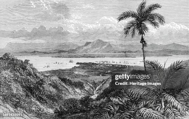 Georgetown, Penang, near Perak, in the Malay Peninsula, 1876. 'The nearest British settlement to Perak is that of Pulo Penang, or Prince of Wales's...