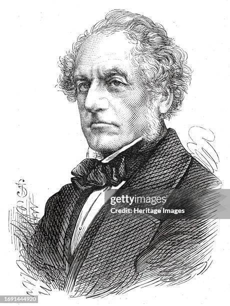 The late Viscount Galway, M.P., 1876. Engraving from a photograph by Messrs. Barraud and Jerrard, of Irish peer George Edward Arundell Monckton...